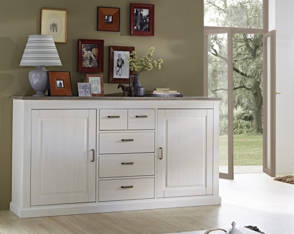 Sideboard - Pinie Hell_Taupe - 200 cm-2116000_06-1