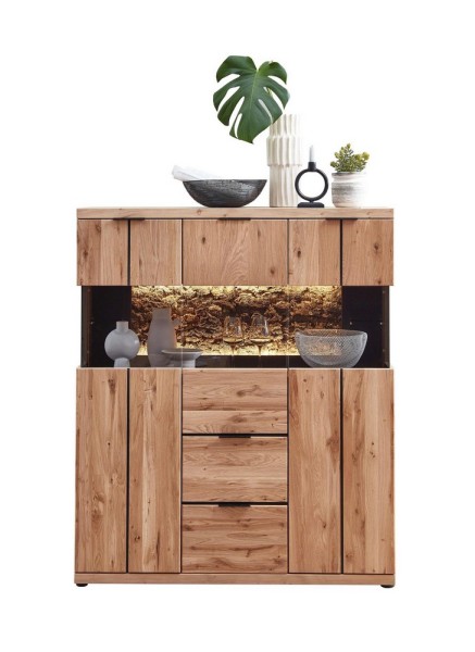 Highboard Wildeiche massiv 122cm-2116008_11-1